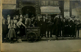 Paris * Carte Photo * Triporteur Commerce Des Patés PERDRIER Et Comestibles Fins Devant L'établissement * Rue Montmartre - Distretto: 18