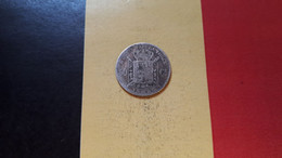 BELGIQUE LEOPOLD II 50 CENTIMES 1886/66 FR ARGENT - 50 Centimes