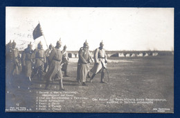 Der Kaiser Wilhelm II Bei Besichtigung Eines Reservekorps, Welches,in Serbien Mitkämpfte. Falkenhayn.  Feldpost 1916 - Weltkrieg 1914-18