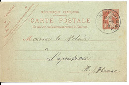 Carte  De Ste Marie Aux Mines  A Lapoutroie - Lapoutroie