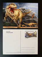 Togo 2015 Mi. 6759 - 6763 Stationery Entier Ganzsache Dinosaures Dinosaurs Dinosaurier T Rex Tyrannosaurus Rex - Vor- U. Frühgeschichte