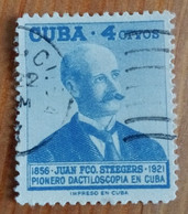 Juan Francisco Steegers - Cuba - 1957 - YT 454 - Used Stamps