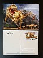 Togo 2015 Mi. 6759 - 6763 Stationery Entier Ganzsache Dinosaures Dinosaurs Dinosaurier Parasaurolophus Walkeri - Vor- U. Frühgeschichte