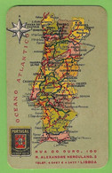 Lisboa - Calendário De 1953 Da Companhia De Seguros Portugal - Mapa - Publicidade - Map - Insurance - Grand Format : 1941-60