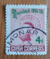 Navidad "Noël/Dinde" - Cuba - 1955 - YT 432 - Used Stamps