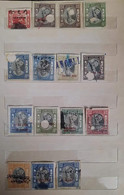 India 35 Different Jaipur State Court Fee & Revenue Stamps British India (**) Inde Indien - Jaipur