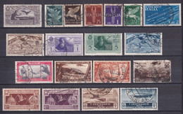 ITALIE - 1930/1936 - COLLECTION POSTE AERIENNE OBLITERES ! - COTE YVERT = 205 EUROS - - Oblitérés