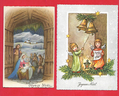 Joyeux Noël  - Naissance , Crèche - Fillettes, Anges , Cloche - Other