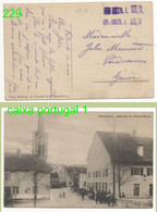 CP. MITR. I. III/2 -- COURTEDOUX. AUBERGE DU CHEVAL - BLANC - Portofreiheit