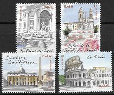 France 2002 N° 3527/3530 Neufs Rome Sous Faciale - Unused Stamps