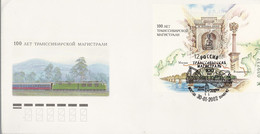 Rusland FDC Uit 2002 Met Blokje (3846) - FDC