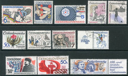 CZECHOSLOVAKIA 1987 Ten Complete Issues, Used. - Usati