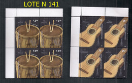 ARGENTINE 2006 GJ 3505/6 MERCOSUR INSTRUMENTS DE MUSIQUE EN TABLE MENTHE - Briefe U. Dokumente