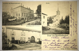 Bambiderstroff Baumbiedersdorf  1903 Ecole Mairie Eglise épicerie Groutsch Faulquemont Longeville Saint Avold - Faulquemont