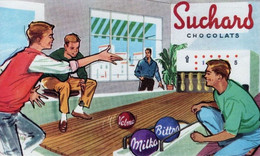 Buvard & Blotting Paper - CHOCOLAT SUCHARD Milka - Bowling - Chocolat