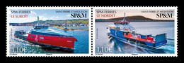 St. Pierre And Miquelon 2021 Mih. 1364/65 Ships. Ferries. Lighthouse MNH ** - Nuevos