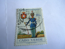 CABO VERDE  USED   STAMPS  SOLDIER - Cap Vert