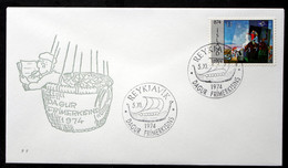 Iceland 1974   Minr.486 SPECIAL CANCEL COVER      ( Lot 6578 ) - Briefe U. Dokumente