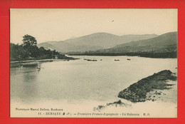 003881 - PYRENEES ATLANTIQUES - HENDAYE - Frontière Franco-Espagnole - La Bidassoa - Hendaye