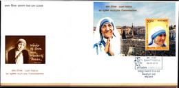 MOTHER TERESA- MS ON FDC- INDIA-2016-FC2-161 - Mère Teresa