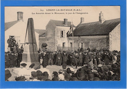 28 EURE ET LOIR - LOIGNY LA BATAILLE Les Autorités Devant Le Monument... - Loigny