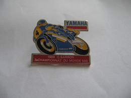 Moto YAMAHA C SARRON 1989 3e Championnat Du Monde 500 - Motos