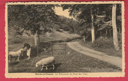Marche-en-Famenne -  La Promenade Du Fond Des Vaux ... Dame Et Ses Moutons -1953 ( Voir Verso ) - Marche-en-Famenne