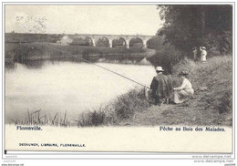 FLORENVILLE ..-- Pêche Au Bois Des Malades . Pêcheur à La Ligne . - Florenville