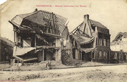 HAZEBROUCK  Maison Bombardée Rue Warein RV  Souscription De  La Rochelle En Faveur De La Ville D' Hazebrouck - Hazebrouck
