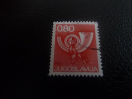 Ptt - Jugoslavija - Val 0.80 - Rouge-orange - Oblitéré - - Used Stamps