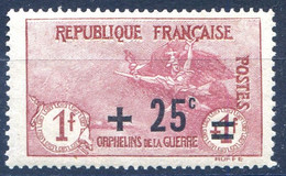 France N°168 (Orphelins) - Neuf** - (F590) - Ungebraucht