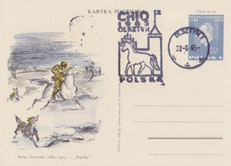 Poland Postmark D65.06.27 Olsz: OLSZTYN Sport CHIO 1965 Horse - Interi Postali