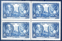 France N°427 Neuf** - Bloc De Quatre (4) - (F634) - Unused Stamps
