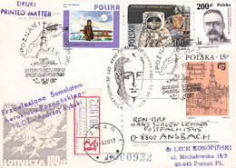 POLAND - PICTURE POSTCARD 1989 AEROKLUB POZNAN / QG167 - Cartas