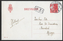 Brevkort - 1927 - Plakresten Aan De Achterzijde - Interi Postali