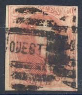 Belgique N°12 - Oblitéré - (F653) - 1858-1862 Médaillons (9/12)