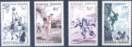 France N°1072 à 1075 - Série Sport - Neuf* - (F622) - Unused Stamps