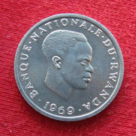 Rwanda 1 Franc 1969 Ruanda UNC ºº - Rwanda