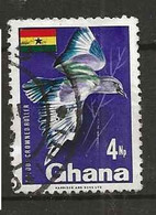 Ghana 1967  National  Symbols, Bird Purple Roller (Coracias Naevia) Mi 300 Cancelled(o) - Ghana (1957-...)