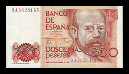 España Spain 200 Pesetas L. Alas Clarín 1980 Pick 156r Replacement EBC XF - [ 4] 1975-…: Juan Carlos I.