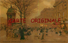 ☺♦♦ LOIR LUIGI < PUBLICITÉ BISCUITS LU - BOULEVARD BONNE NOUVELLE à PARIS à La BELLE EPOQUE -- COLLECTION LEFEVRE UTILE - Loir