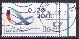 (3554) BRD 2020 O/used (Rand Rechts) (A1-30) - Gebruikt