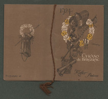 0614 "CYRANO DI BERGERAC - KOFLER - PADOVA - 1924 - PREMIATA PROFUMERIA EDERA - BOLOGNA" CALENDARIETTO PROFUMATO - Small : 1921-40