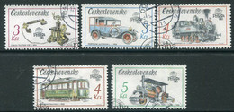 CZECHOSLOVAKIA 1987 PRAGA 88 Technical Monuments Used.  Michel 2911-15 - Used Stamps