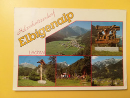 CARTOLINA POSTCARDS AUSTRIA OSTERREICH 1991 TIROLO LECHTAL ELBIGENALP  BOLLO MONASTERI ABBAZIE OBLITERE' - Lechtal