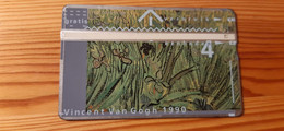 Phonecard Netherlands, 4 Units, 003A - Van Gogh - Public