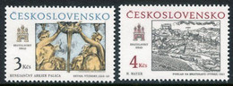 CZECHOSLOVAKIA 1987 Historic Bratislava MNH / **.  Michel 2928-29 - Nuovi