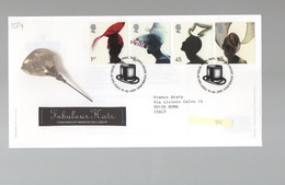 5CRT1224 - GRAN BRETAGNA , FDC Del 19.6.2001  :  CAPPELLI - 2001-10 Ediciones Decimales