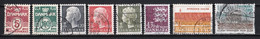Danemark 1981 : Timbres Yvert & Tellier N° 719 - 720 - 721 - 724 - 725 - 728 - 731 - 737 - 738 Et 745 Oblitérés. - Used Stamps