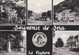 Souvenir De Spa - Le Pouhon - Panorama - La "Balladeuse" - Jardin Du Casino Et Montagne - Le Parc - Les Bains - Spa